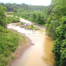 Warga Keluhkan Air Sungai Beliti Keruh