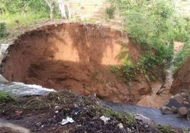 Irigasi Jebol, Persawahan Masyarakat Terancam Gagal Tanam