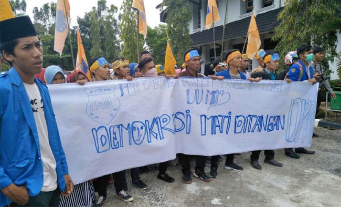 Tolak Revisi Undang-Undang MD3, PMMI Gelar Aksi