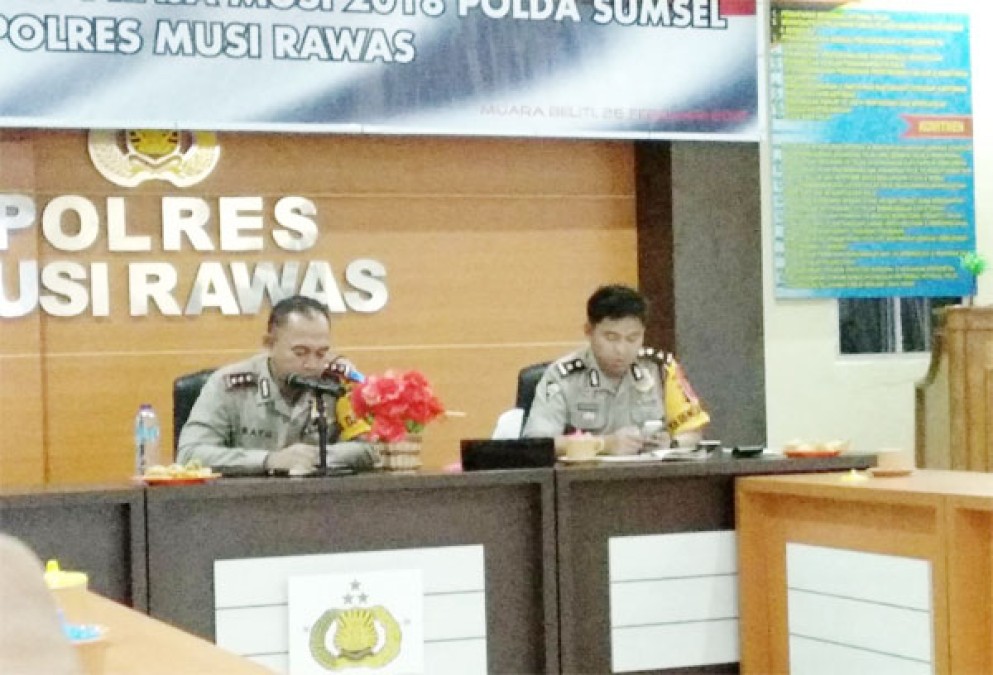 Kapolres Musi Rawas Imbau, Jangan Percaya Berita Hoax