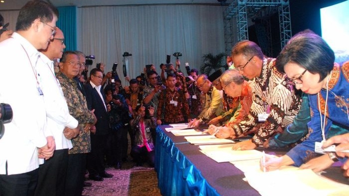 Pemkab Mura Tandatangani MoU Prukades Dengan Kemendes PDTT dan Mitra perusahaan.