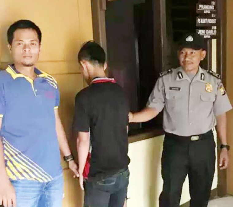Diduga Gasak Motor di Parkiran Pesta Organ Tunggal, Bujang Tanggung Diamankan Polisi