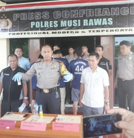 Polres Musi Rawas Ringkus Tiga Pengedar Sabu di Tempat Terpisah