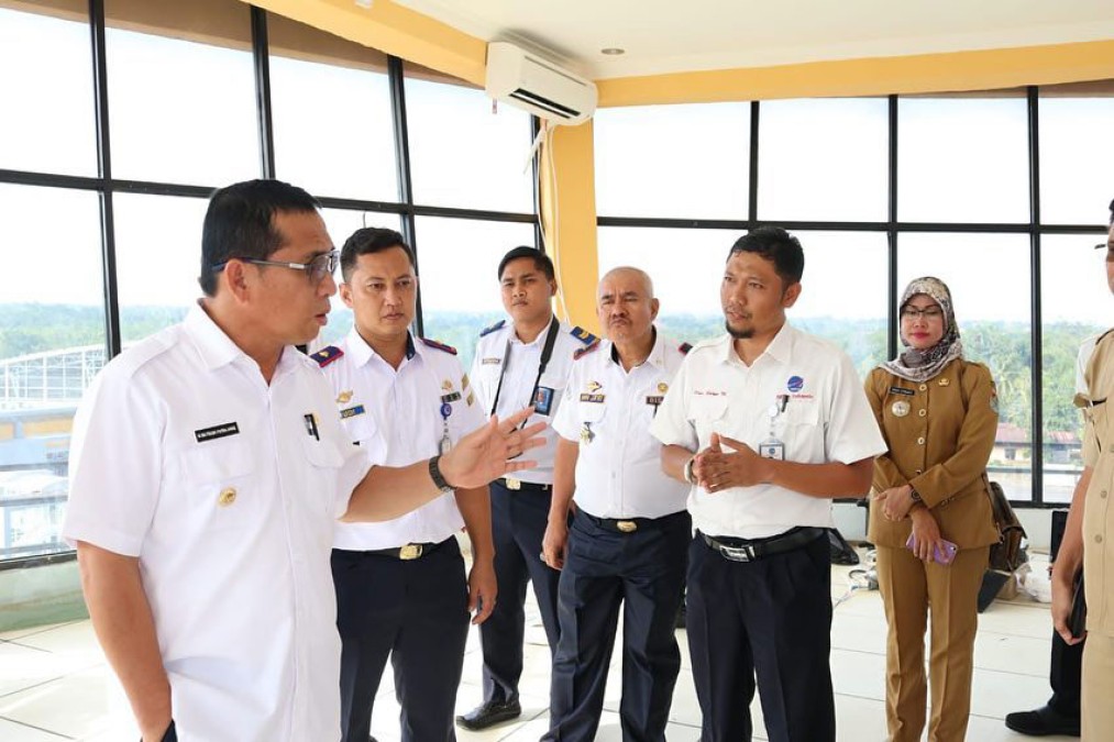 Guna Sambut Kedatangan Presiden, Wali Kota Lubuklinggau Tinjau Pembangunan Bandara Silampari