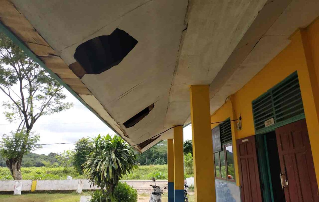 Gedung SDN 2 Srimulyo Tidak Terawat