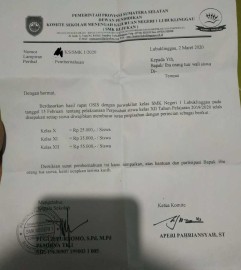 Terkait Iuran Perpisahan, Ini Tanggapan Kepsek