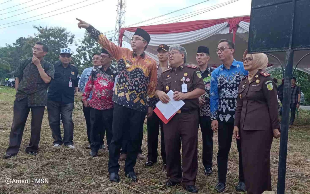 Kajati Tinjau Lokasi Bakal Gedung Kejari Mura