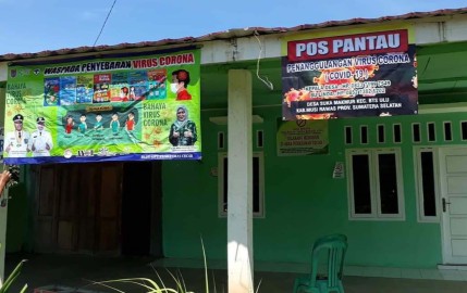 Cegah Penyebaran COVID-19, Suka Makmur Dirikan Pos Pantau