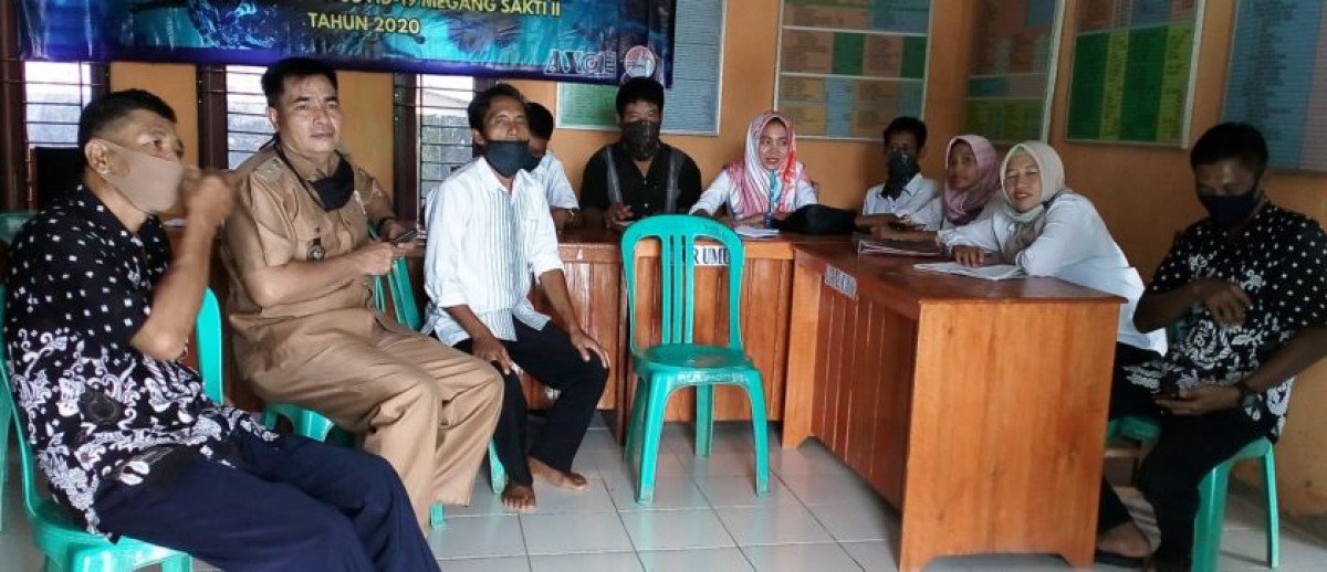 Desa Megang Sakti II Salurkan Bantuan Sembako Mura Tahap II