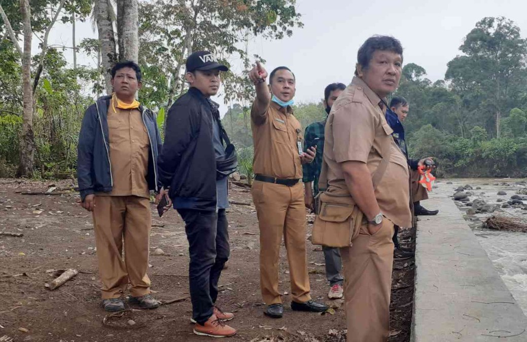 Antisipasi Longsor, Pemkot Lubuklinggau Bangun Perkuatan Bantaran Sungai