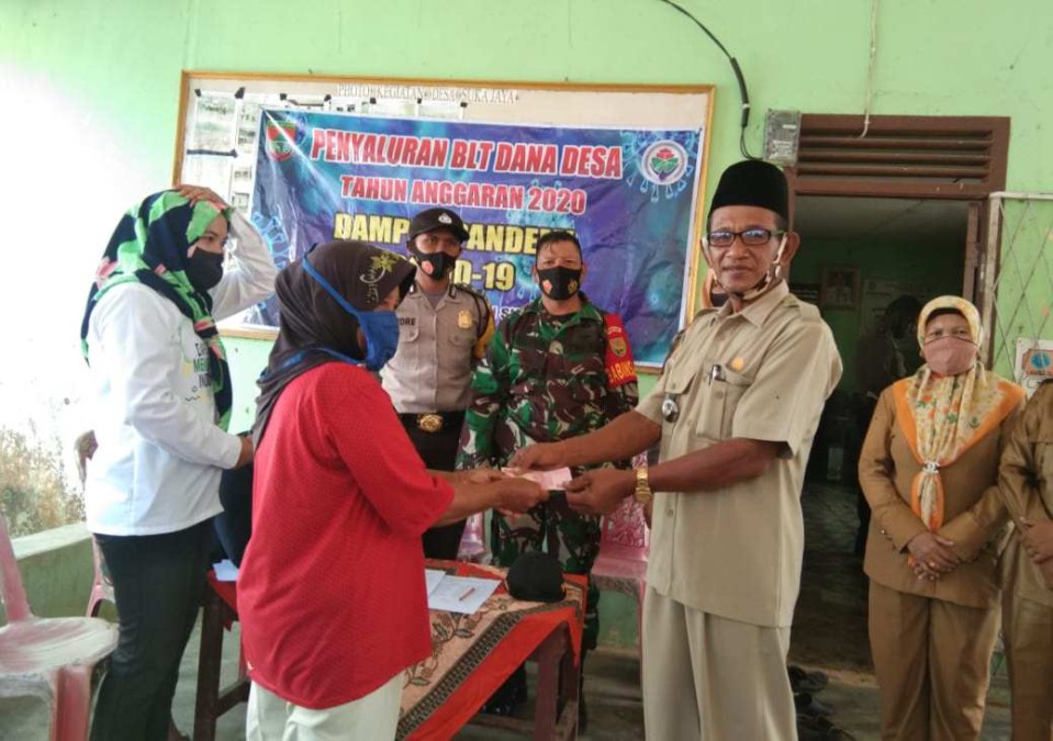 Dua Desa di Sumber Harta Sukses Salurkan BLT DD Tahap III