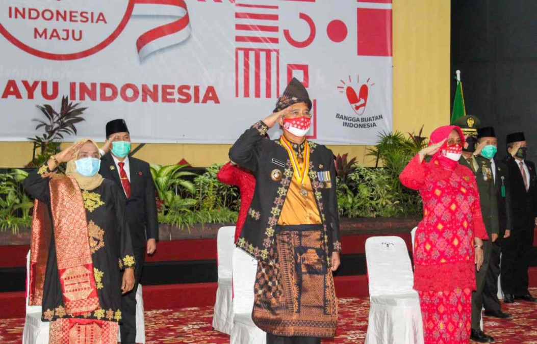 Bupati Mura Ikut Peringati HUT RI Ke 75 Via Vidcon