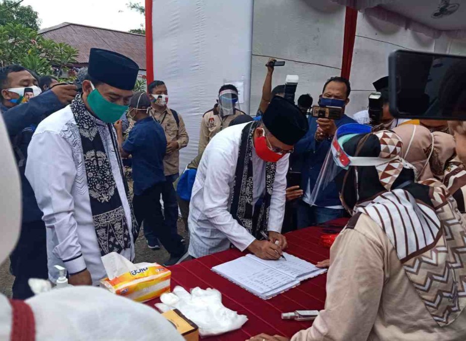 Usai Deklarasi, H2G-Mulya Daftar ke KPU Mura