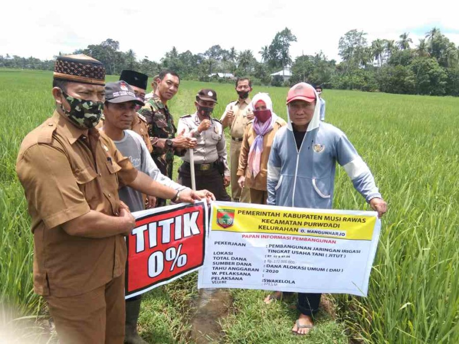 JITUT Kelurahan O Mangunharjo Mulai Dibangun