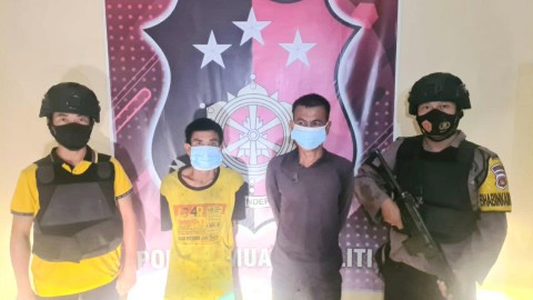 Diduga Curi Sawit, Dua Pria Diamankan Polsek Muara Beliti