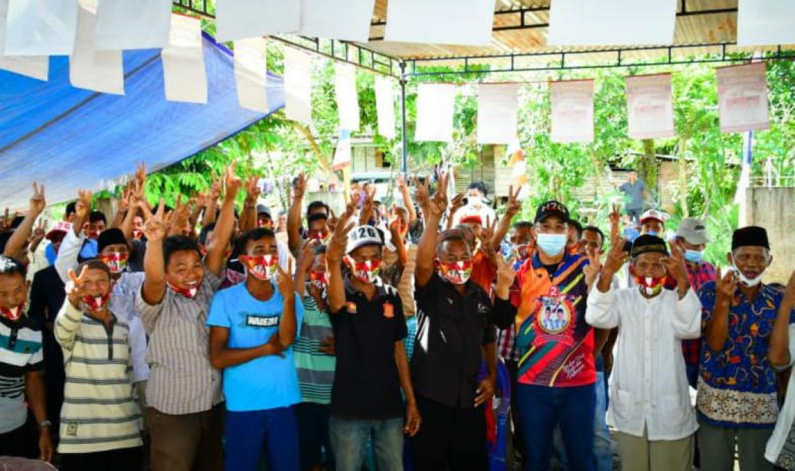 Masyarakat di Kecamatan Selangit Ingin H2G-Mulya Menang Telak