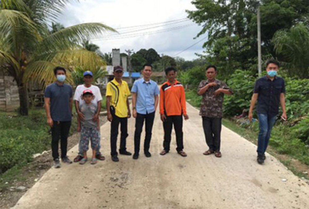 Pekerjaan Peningkatan Jalan Sp. 1 Pelita Jaya – Lubuk Pandan Telah Rampung