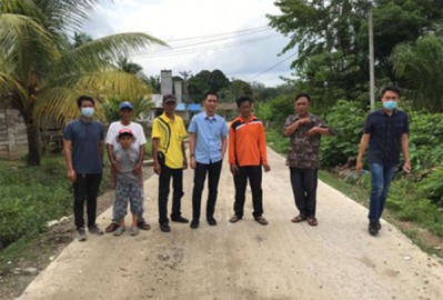 Pekerjaan Peningkatan Jalan Sp. 1 Pelita Jaya – Lubuk Pandan Telah Rampung