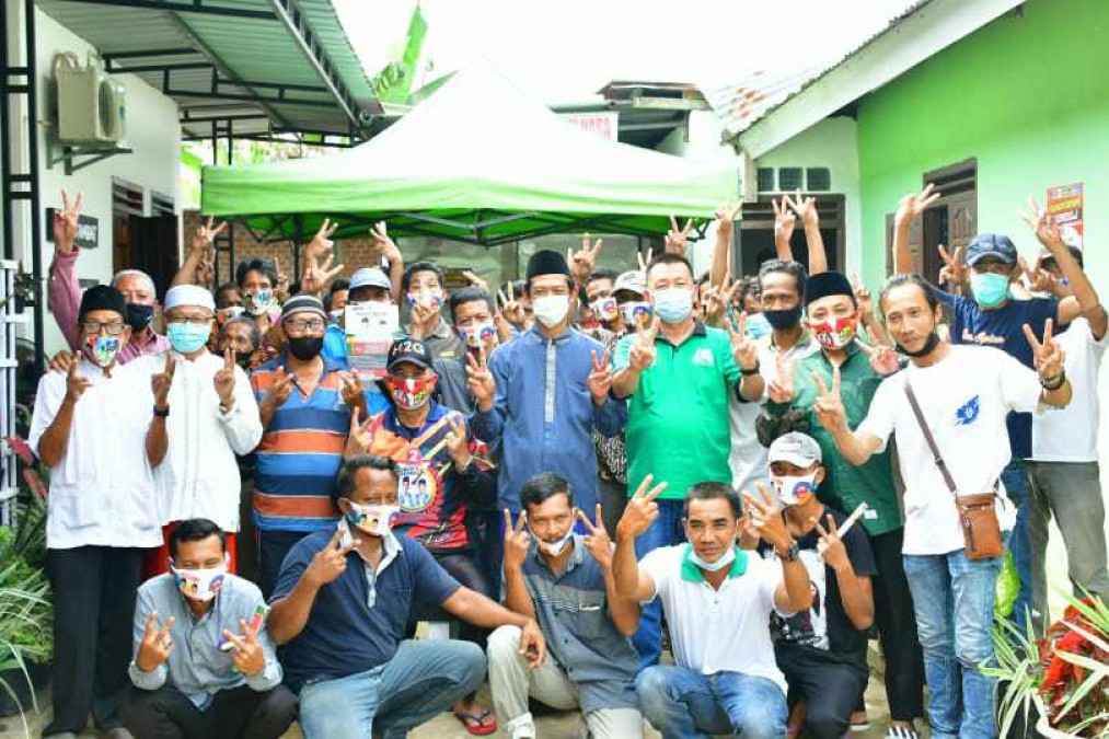 Kampenye Tatap Muka, Warga Megang Sakti Antusias Sambut Cabup H2G