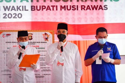 Komitmen Moral Sukseskan Pilkada, H2G Mulya Ikuti Ikrar Cabup dan Cawabup Mura
