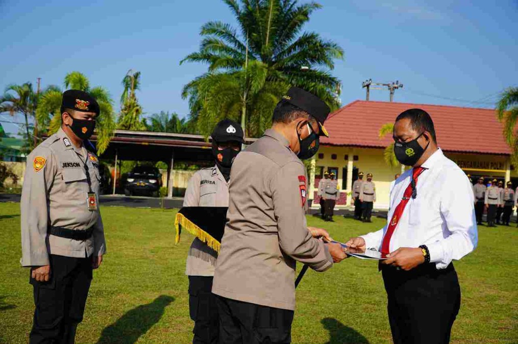 Personel Polres Mura Dapat Penghargaan Dari Kapolda Sumsel