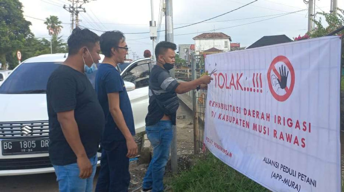 APP Tolak Pengeringan Saluran Irigasi