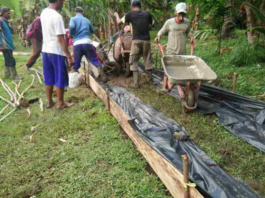 Dien Terima Upah Kerja per Meter 35 Ribu
