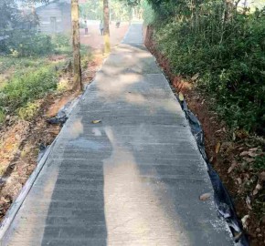 Pembangunan JUT Sumber Asri Terkesan Gotong Royong