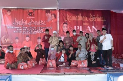 PDIP Lubuklinggau Pererat Silaturahmi