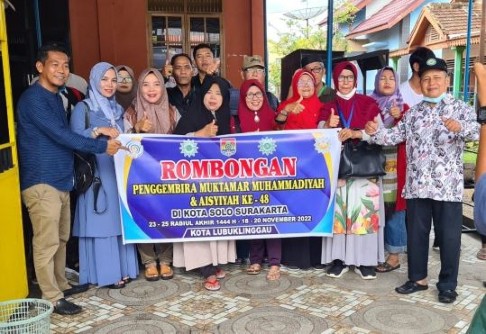 Rombongan Pengembira Asal Linggau Siap Hadiri Muhtamar Muhammadiyah di Solo