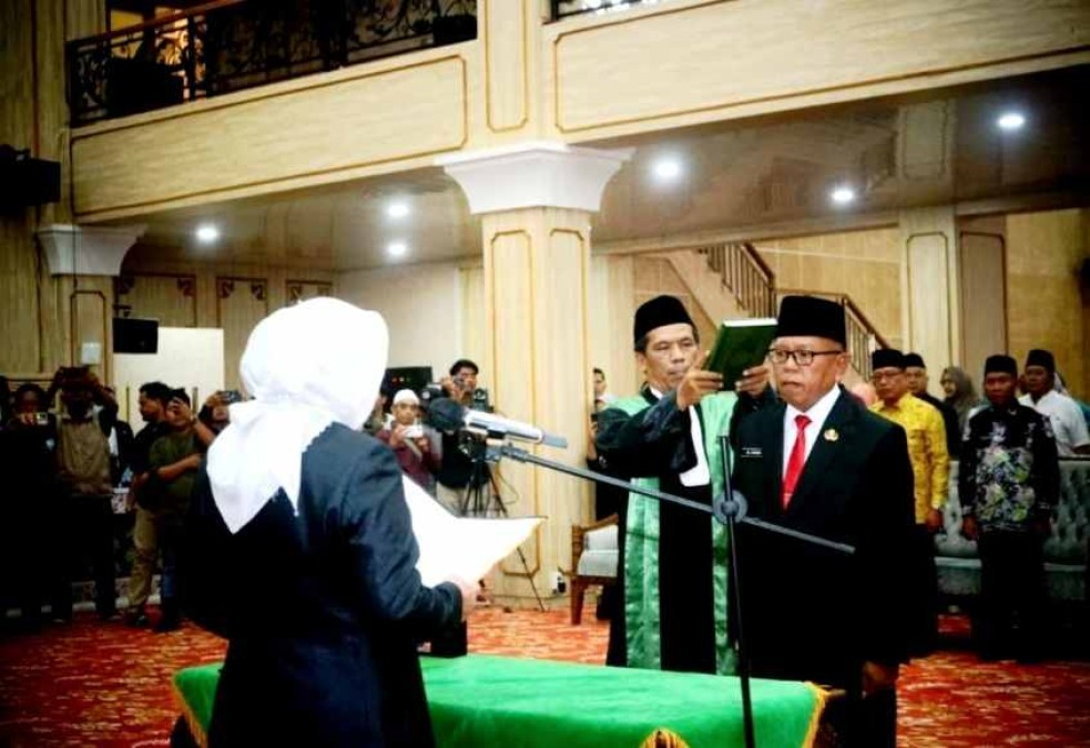 Drs. Ali Sadikin, M.Si Dilantik Sebagai Sekda Defenitif Kabupaten Musi Rawas