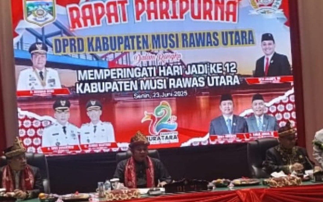 DPRD Gelar Rapat Paripurna Agenda HUT Kabupaten Muratara Ke-12